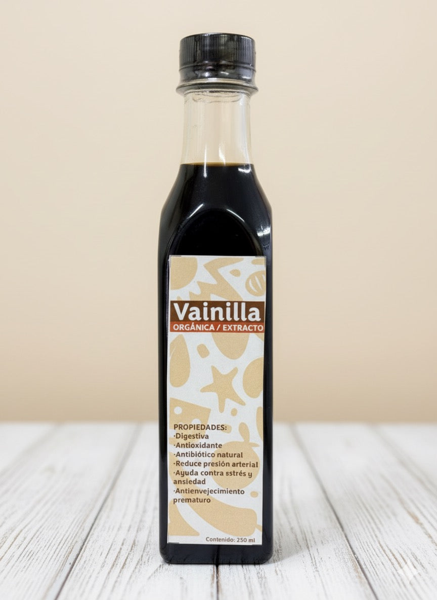 Extracto Vainilla orgánica (250 ml)