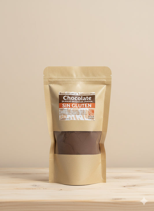 Chocolate en polvo 70% cacao (200 g)