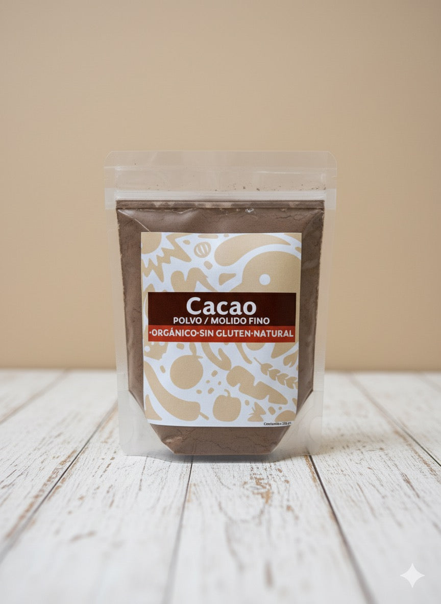 Cacao orgánico 100% puro