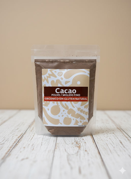Cacao orgánico 100% puro