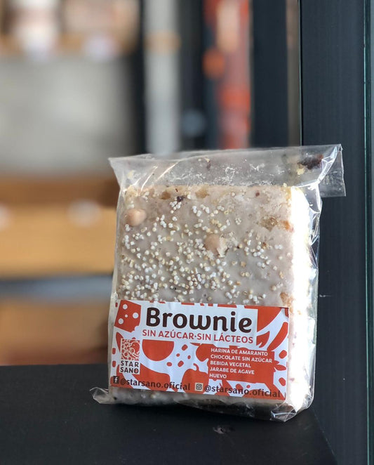 Brownie sin azúcar-sin lácteos