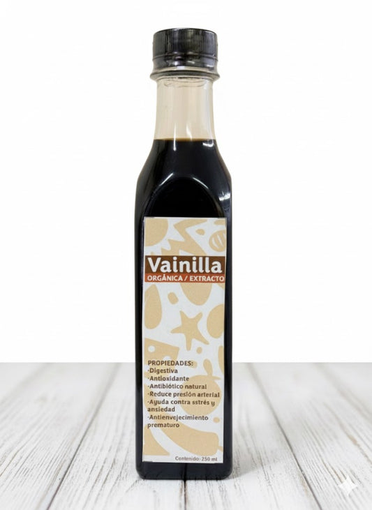 Extracto Vainilla orgánica (250 ml)